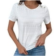 thumbnail image 2 of Summer Fashion Womens Vest Plus Size Casual Solid Round Neck, 2 of 8