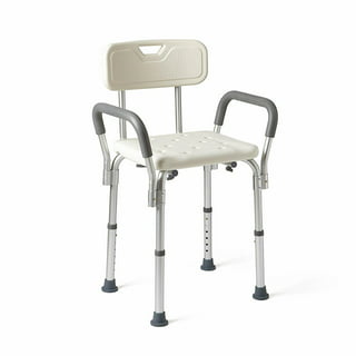 FSA/HSA Eligible Shower Chair for Inside Shower, Shower Stool with Free  Assist Grab Bar/Toiletry Bag, Tool-Free Assembly Shower Seat for Bathtub