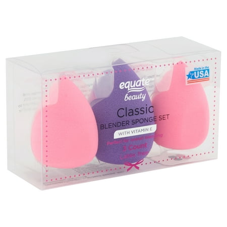 Equate Beauty Classic Blender Sponge Set, 3 Count (Best Drugstore Beauty Blender Dupe)