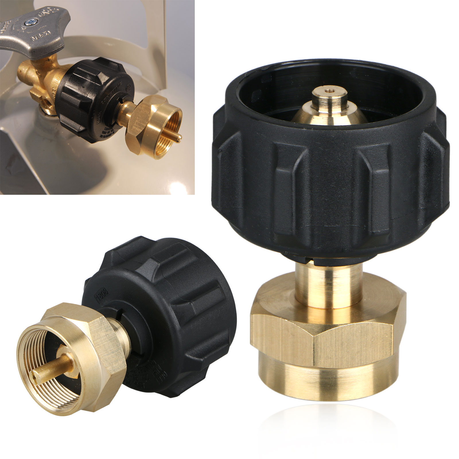 Outdoor Heating Cooking Eating 1LB Propane Tank Refill Adapter For Outdoor Heating Cooking Eating 1LB Propane Tank Refill Adapter For
