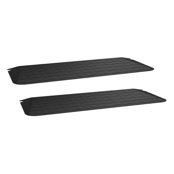 2 Pack 1.5" Rubber Threshold Ramp Wheelchair Ramp 2000 lbs Load Capacity Curb Ramps Anti-Slip Surface for Doorway Driveway Indoor Outdoor Use with 1 Channel Weighs 12lbs