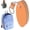 Orange, variant on Floating Keychain Portable Oval Boat Key Chain - Decorative Pendant for Lake Car Surfing Swim Sports Kayak Beach Pool
