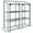Clear, variant on Outsunny Mini Greenhouse with 3 Tier 6 Shelves Portable Green House, Green