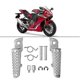 thumbnail image 4 of Motorcycle Front Footrest Pedals Foot Pegs for CBR1000RR CBR1000 RR CB1000R CBR600RR, 4 of 5
