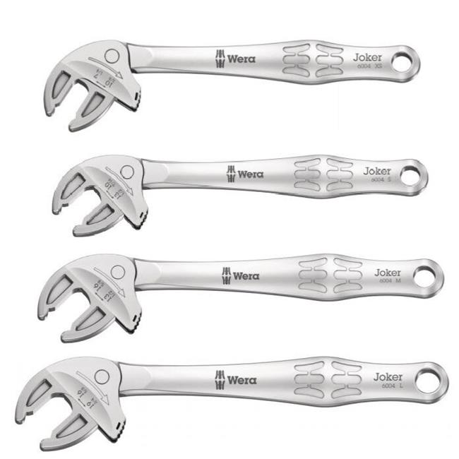 Wera Tools WER05020110001 Joker Self Adjusting Spanner Set 4 Piece