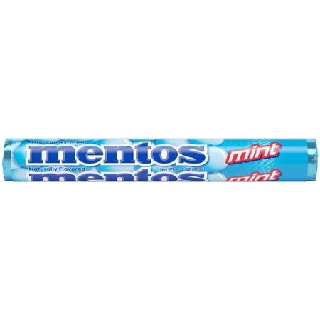Mentos Peppermint Chewy Mint Candy Roll, 1.32 oz