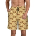 thumbnail image 1 of Fotbe Dachshund Dog Puppy Trajes de Baño Estampados para Hombre, Shorts de Verano de Secado Rápido, Ropa de Playa, Bañadores-3X-Large, 1 of 6