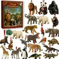 thumbnail image 3 of Merry Christmas Zoo Advent Calendar 2025, 24 Days Animal Countdown Set, Wildlife Themed Christmas Gift for Kids and Families, Cute Animal Ornament Collection Décor, 3 of 3