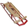 Flexible Flyer 1048 Metal Runner Steel & Wood Snow Slider Sled, 48 inch
