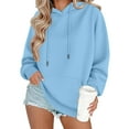 thumbnail image 3 of Zeagoo Hoodies for Women Loose Fit Casual Long Sleeve Hoodie Pullover Tops Hooded Sweatshirt Fall Oufits Winter Clothes 2025, 3 of 7