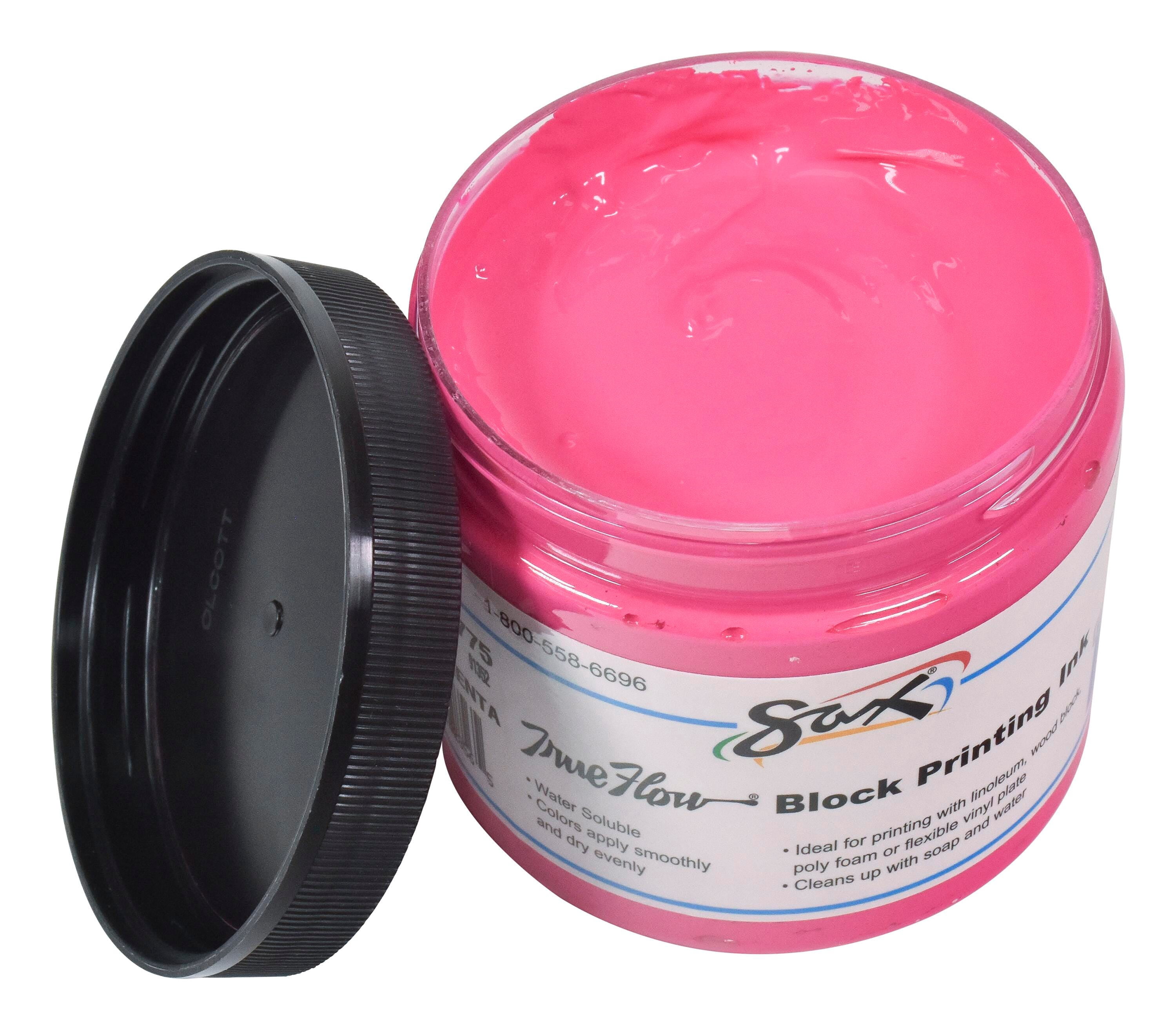 Sax True Flow Non-Toxic Water Soluble Block Printing Ink- Magenta