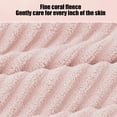 thumbnail image 4 of Coral Velvet Face Towel Set Highly Absorbent Quick Dry Soft Striped Washcloth for Bathroom Gym Travel 3 Pack, 13.77 X 29.52 Inch, 4 of 6