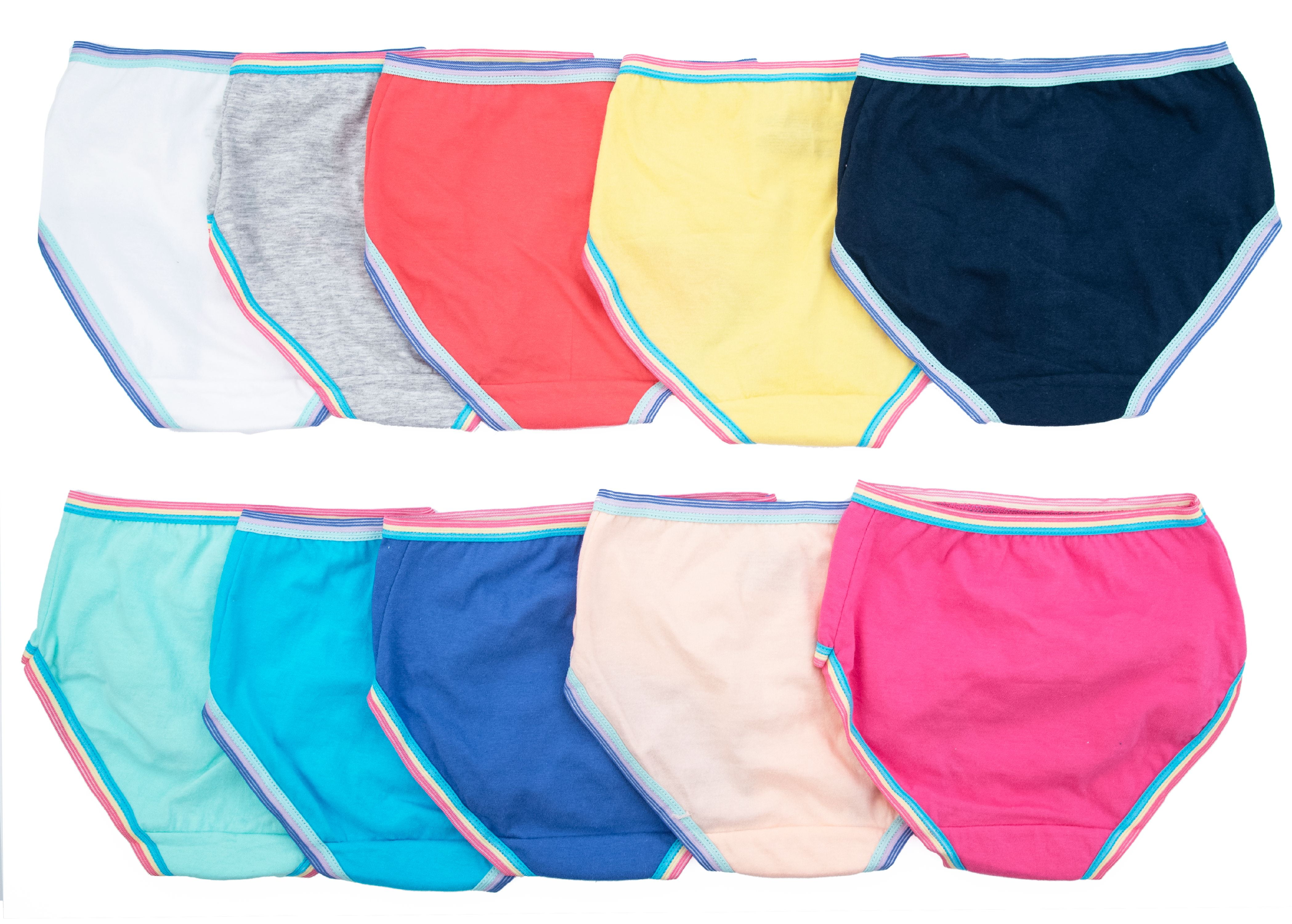 Wonder Nation Girls Hipster Underwear 10-Pack, Sizes 4-18