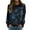 A1-Black, variant on Cnbwig Womens Hoodies Sweatshirts Pullover Gradient Tie Dye Print Round Neck Sweatshirt Tops Long Sleeve Workout Shirts Blouse Casual Tops Comfy Fall Fashion Outfits Winter A1-Black L