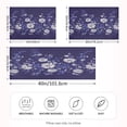 thumbnail image 3 of Satin Pillowcase Home Luxury Envelope Pillowcases Soft And Smooth White Navy Blue, 3 of 6