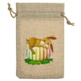 thumbnail image 2 of Xdegoge 6 pcs Easter Linen Jute Drawstring Gift Bag,Easter Burlap Bags with Drawstring Gift Pouch Bags Candy Pouch Snack Sack for Easter Wedding, Party, Birthday, DIY Craft Multicolor, 2 of 6