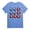 CAROLINA BLUE, variant on Instant Message - Baseball Flag - Youth Boys Short Sleeve Graphic T-Shirt