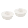 thumbnail image 1 of Uxcell 2Pcs Tapón de Drenaje de Goma Tapón de Bañera Tapón de Fregadero de Goma Blanco de 1-1/2 pulgadas a 1-3/4 pulgadas, 1 of 6