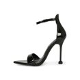 thumbnail image 4 of Women Sleek Open Pointy Toe Ankle Strap Stiletto Heel Sandal 19647, 4 of 6