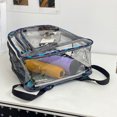 thumbnail image 4 of Ocio Transparente Mochila Informal Unisex PVC para El Lugar Universitario, 4 of 9