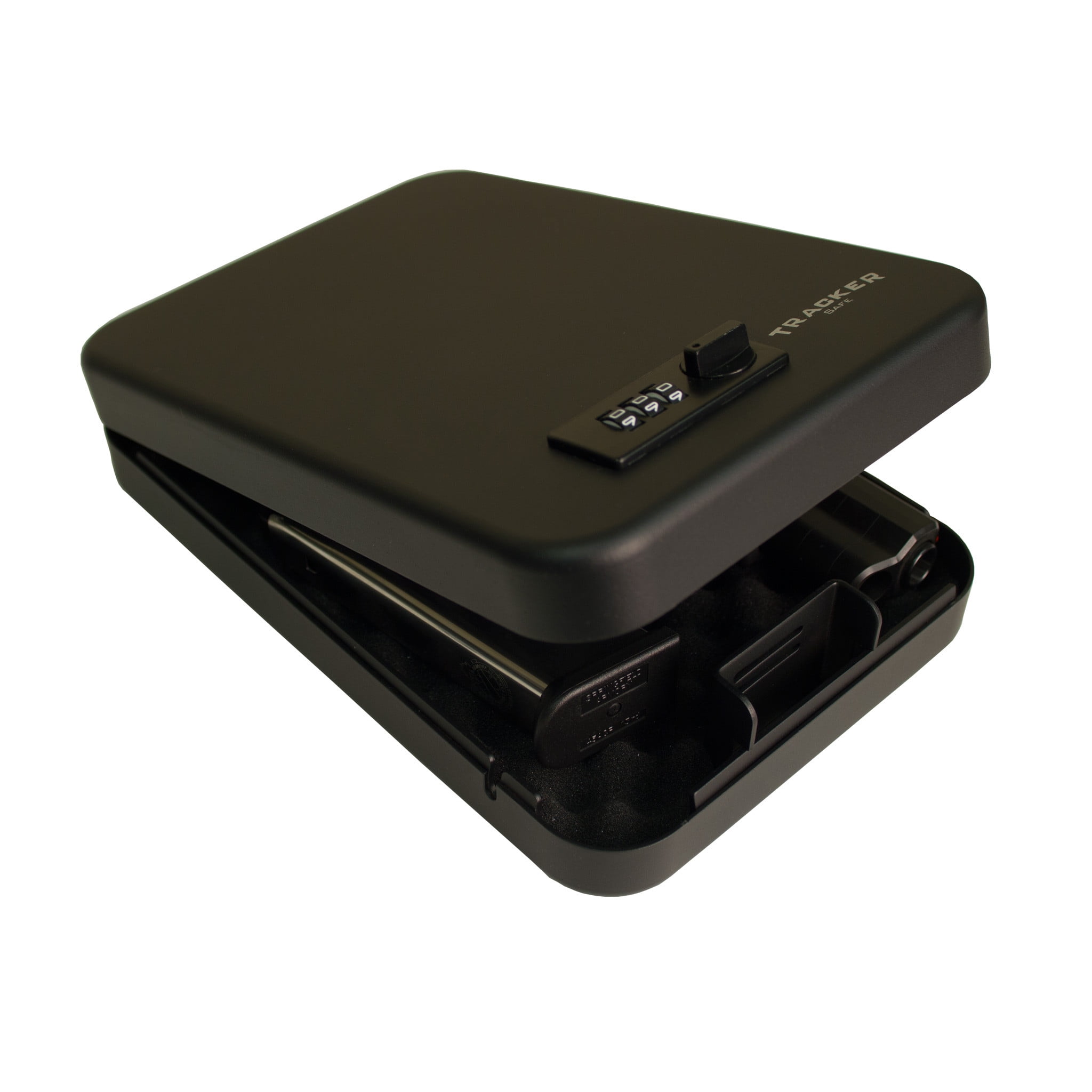 Tracker Safe SPS 0.052 Small Portable/Car Safe, Combination Lock, Black