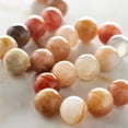 thumbnail image 2 of Bead Landing Orange & Pink Sunstone Round Beads, 8mm, 12 Pack, 2 of 3