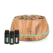 Pure Daily Care Harmony Aroma Diffuser Humidifier - Speaker, Essential Oils, 400ml - Light Wood