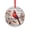 Pattern-1, variant on Red Cardinal Bird With Sheet Music Ornament Holiday Decor And Xmas Gifts Ideas Winter Christmas Cardinal Bird Red Berries Round Christmas Ornament