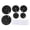 Black, variant on M Buder Adjustable Height Planter Inserts & Round Plant Lift Insert for Large Pots, Heavy Duty Plastic Planter Filler with Drainage Holes, Indoor Outdoor Home Decor Gardening Plant Pot Insert, Black