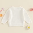 thumbnail image 7 of BemeyourBBs Baby Girl First Birthday Outfit One Embroidery Sweater Pullover Oversized Knit 1st Birthday Winter Cute Clothes, 7 of 7