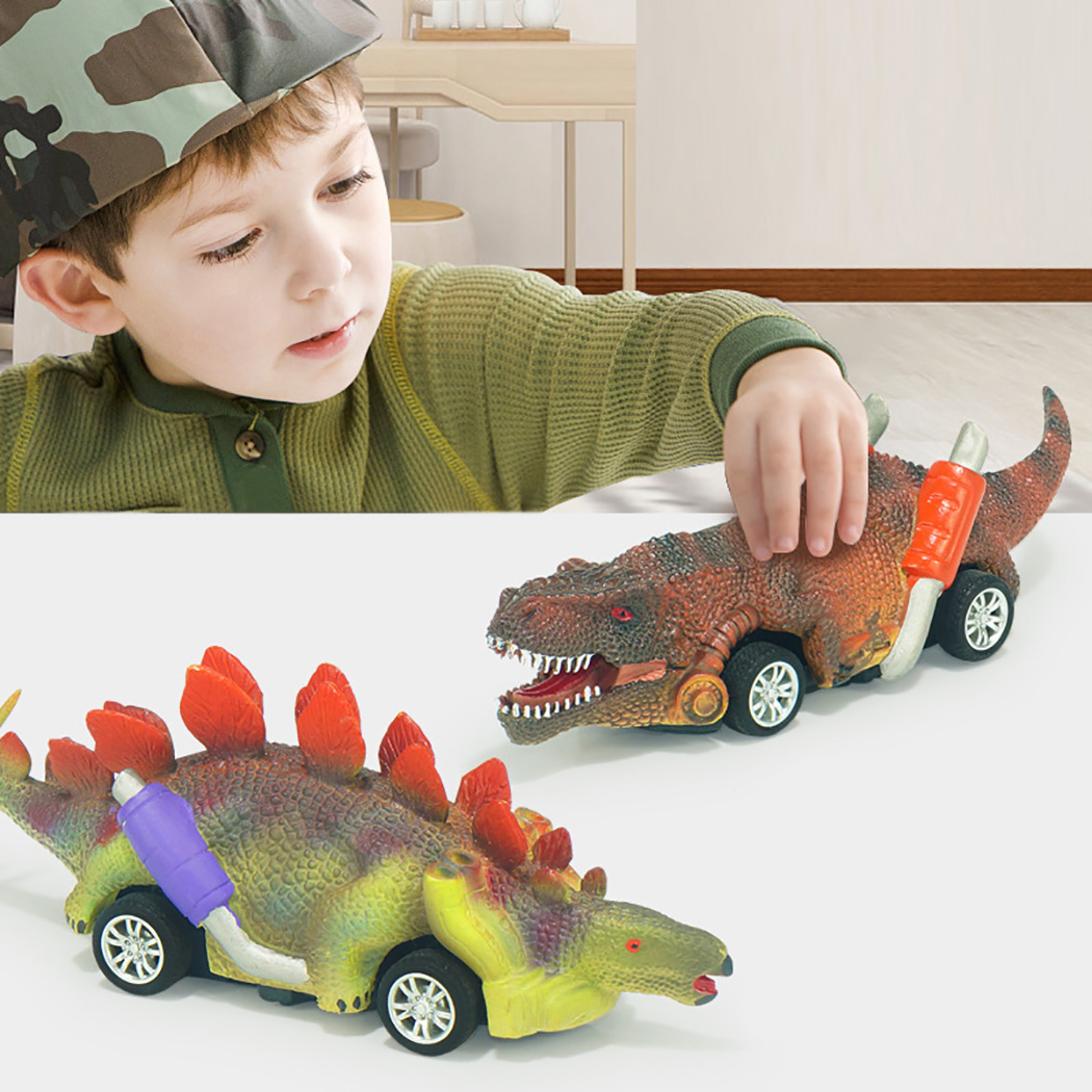 Vatos Bambin Jouet Dinosaure voiture 3 ans 6 Tirez Véhicules Jouets pour 1 2