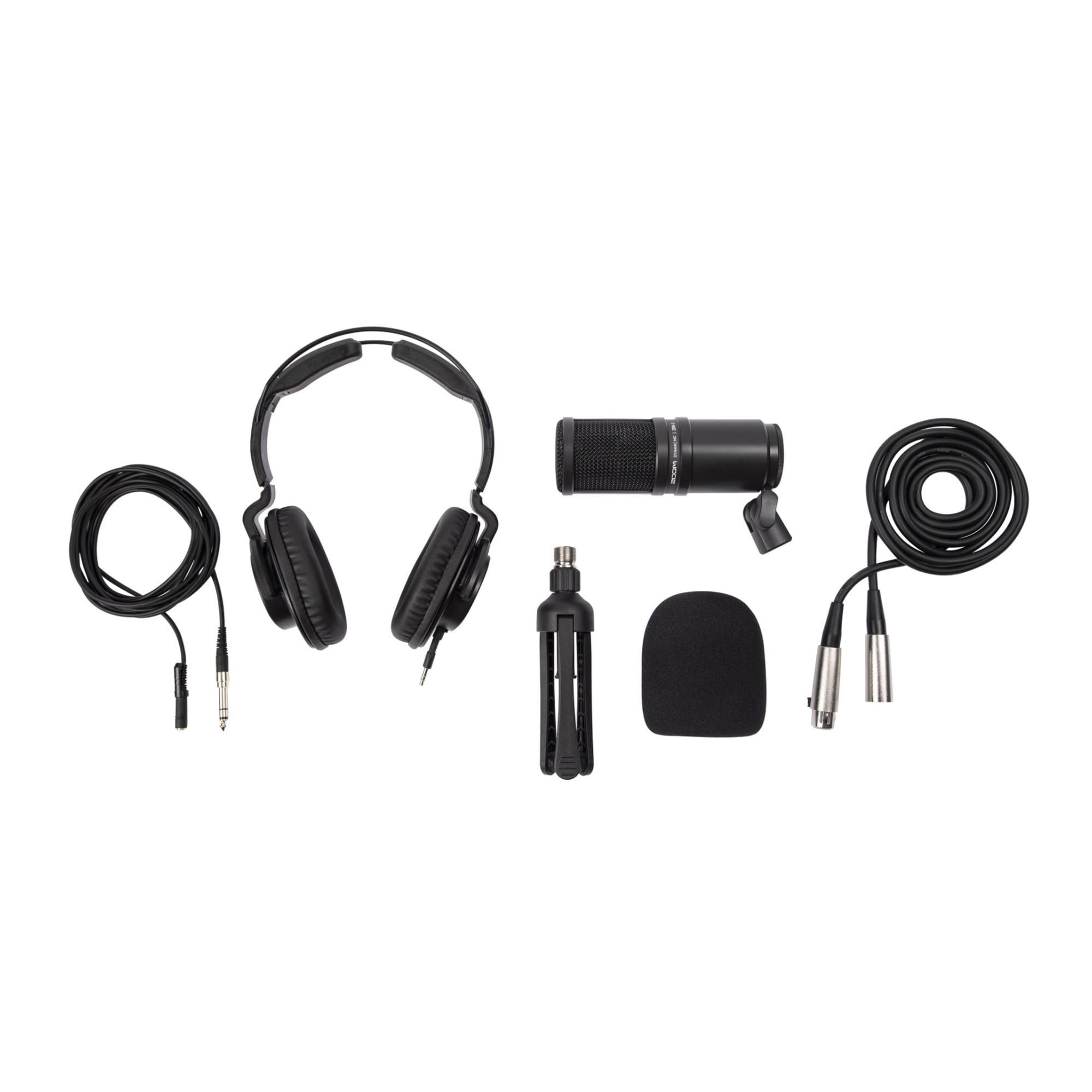 Zoom ZDM-1 Pro Podcast Microphone Bundle with Knox Gear Boom Arm Bundle
