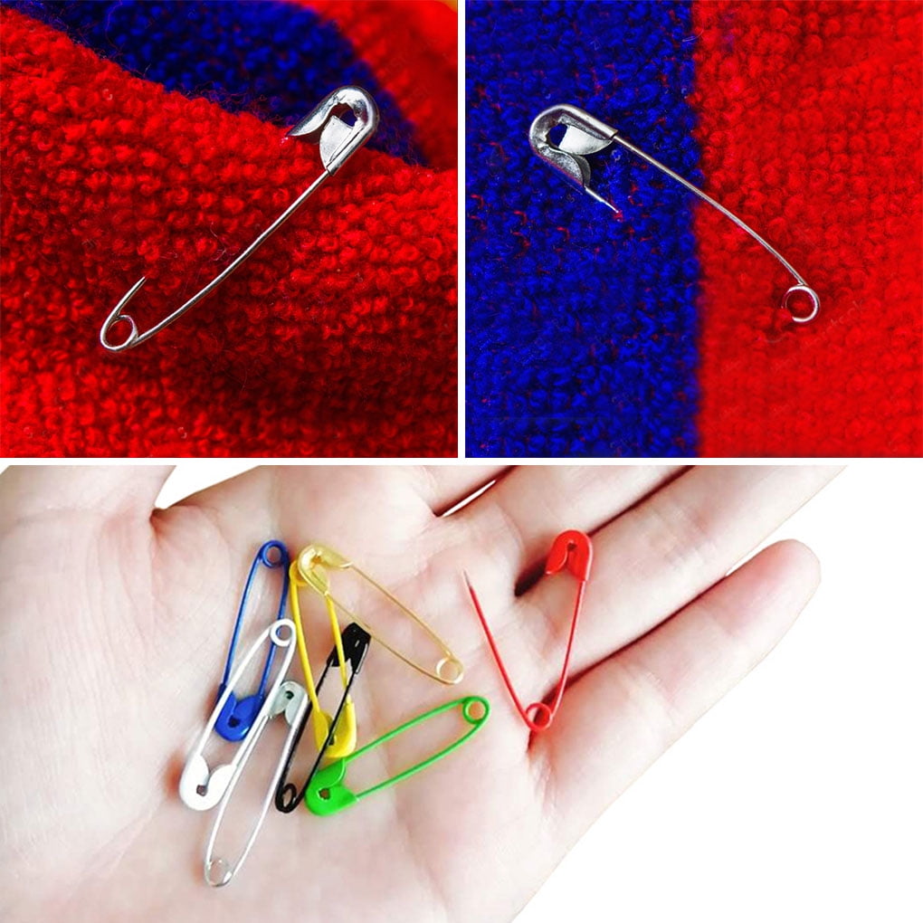 1020pcs Colorful Safety Pins DIY Sewing Tools Stainless Large