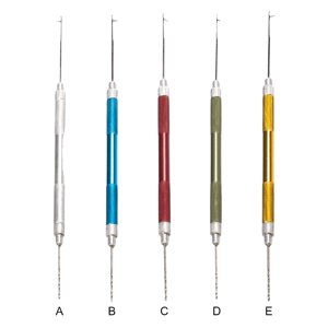 Maoww 2pcs Jeu d'outils d'épissage Rigs rotatifs Crochets de forage Outils Aiguille alliage d'aluminium Accessoires multifonctions Argent
