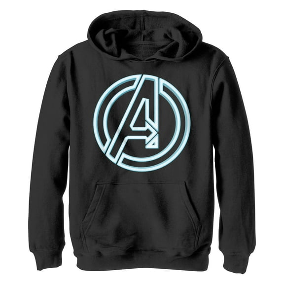 Boy's Marvel Avengers Glow Icon  Pull Over Hoodie