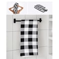 thumbnail image 7 of Vintage Farmhouse Bath Towels for Bathroom Set,Luxury Microfiber Towels Gifts for Women,Quick Dry Beach Kitchen Hand Hair Face Towel and Dish Washcloth,Black and White Checkered Yoga Towels+Set, 7 of 7