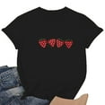thumbnail image 2 of Strawberry T-Shirts for Women Fruit Graphic Print Short Sleeve Crew Neck Tees Garden Clothing Gardener Gift Tops, 2 of 3