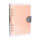 thumbnail image 1 of Libro de almacenamiento de broches de fieltro, organizador de dijes DIY, folleto, colección de insignias de pin Rosa, 1 of 9