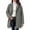 12#Purple, variant on Plus Size Womens Business Casual Fleece Fall Jackets Trendy Mid-Length Oversized Winter Coats with Pockets Lapel Collar Button Down Outerwear