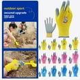 thumbnail image 5 of Kids Gardening Gloves For Age 2-12, Toddler Latex Coated Garden Gloves, Kids Boys Gloves, and For Children, Outdoor Work Gir, 5 of 9