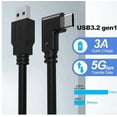 thumbnail image 3 of PRIME- 16Ft/5M Link Cable For Meta Quest 2/3 Type-C Right Angle To Usb A Charging Cord, 3 of 6