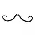 thumbnail image 1 of Anillo para la nariz Strade Fareast Limited con bigote Color negro, 1 of 8
