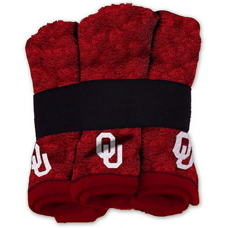 NCAA Oklahoma Sooners Wash Cloth Set, 6-Pack