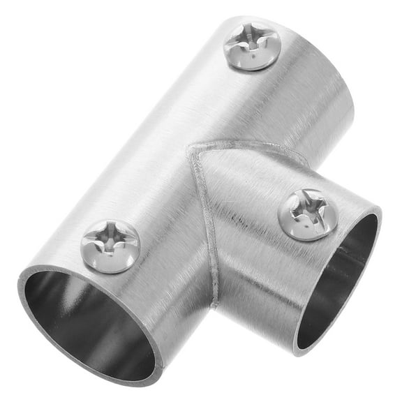 Stainless Steel Pipe Direct Connectors External Connectors Fixed Connectors For Structural Pipe Connectors Marine Grade Boat Railing Pipe Industrial Steel Pipe