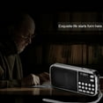 thumbnail image 2 of Y-501 Radio FM, Altavoz de 3 W/Reproductor de audio MP3/Linterna LED/Tarjeta TF de unidad USB Eccomum Radio, 2 of 7