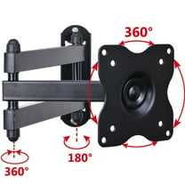 VideoSecu Articulating Tilt TV Wall Mount for most 19 - 29" AOC JVC Sansui LCD LED Monitor Full Motion Swivel Bracket C1B