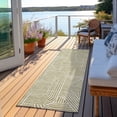 thumbnail image 6 of Addison Rugs Chantille Indoor/Outdoor Transitional Lines Aloe Washable Runner Rug, 2'3" x 7'6", 6 of 6