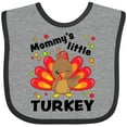 thumbnail image 3 of Inktastic Mommy's Little Turkey Boys or Girls Baby Bib, 3 of 4