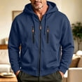thumbnail image 5 of ZUBMGKTE Hoodies for Men Zip Up Hoodie Drawstring Casual Long Sleeve Pocket Hooded Sweatshirts, 5 of 7
