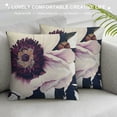 thumbnail image 3 of PHYHOO  Peony Flower Throw Pillow Covers Red and White Floral Decorative Pillow Cases Polyester Linen Cushion Covers for Sofa Couch Bedroom Home Decor, 3 of 5